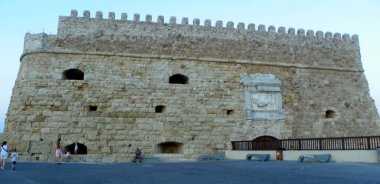 Yunanistan, Girit, Heraklion, Koules Kalesi, kalenin genel manzarası