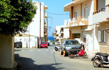 Yunanistan, Girit, Heraklion, Kontou 21, eski şehrin dar sokakları