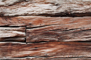 Arkaplan olarak çok eski ahşap duvar