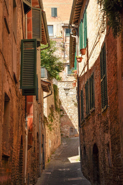 Narrow street of an italian town