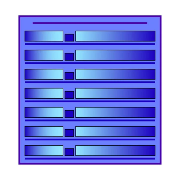 Niebieskie Paski Napisów Tło Technologii Cyfrowej Geometryczny Kształt Ilustracja Wektora — Wektor stockowy