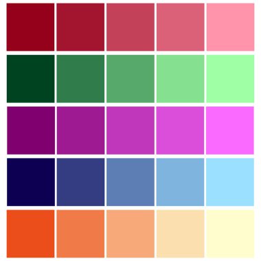 Renk paleti, her amaç için harika bir tasarım. Gökkuşağı arka planı. Vektör çizimi. Hisse senedi. EPS 10.