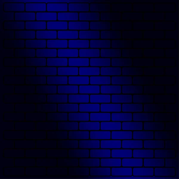 Ziegelblaues Wandlicht Abstrakter Raum Geometrisches Muster Uralter Stein Vektorillustration Aktienbild — Stockvektor
