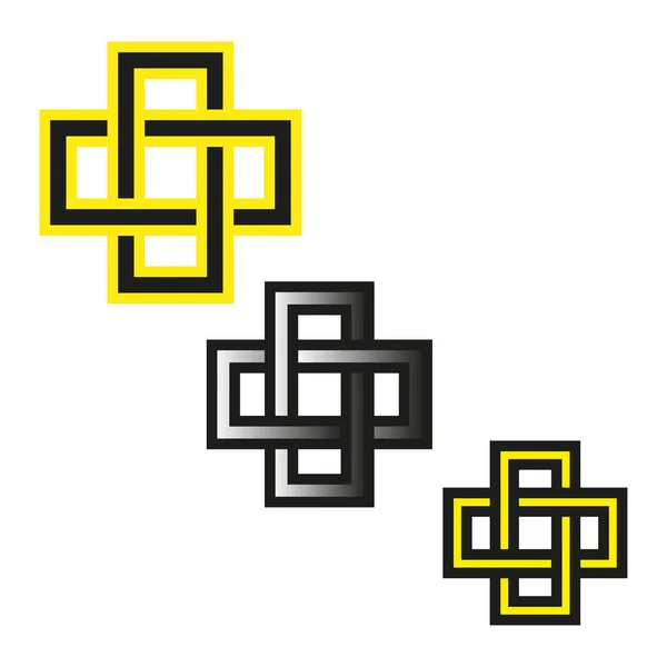 Селестичний Хрест Набір Векторні Ілюстрації Зберігати Зображення Епс — стоковий вектор