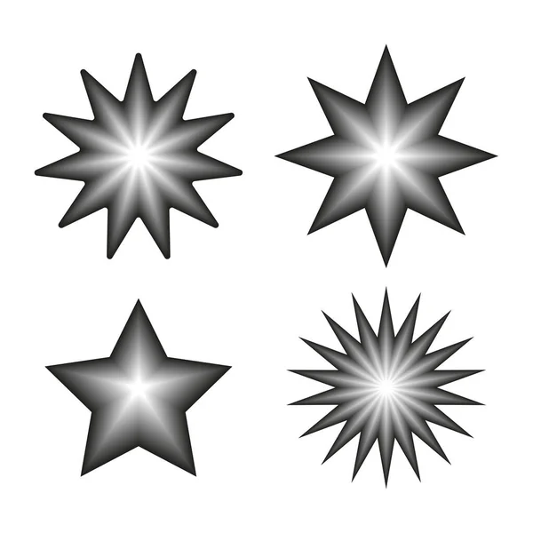 Ikona Gwiazdy Dekoracja Ilustracja Wektora Obraz Akcji Eps — Wektor stockowy