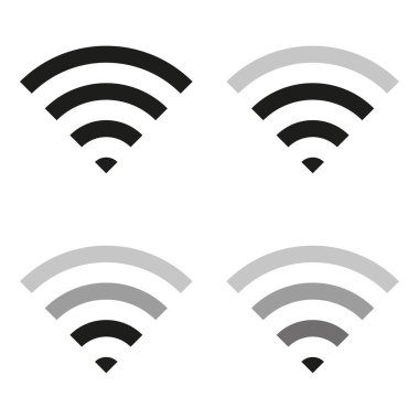 Karı simgeleri. Dijital teknoloji. İnternet ağı konsepti. Vektör çizimi. EPS 10.