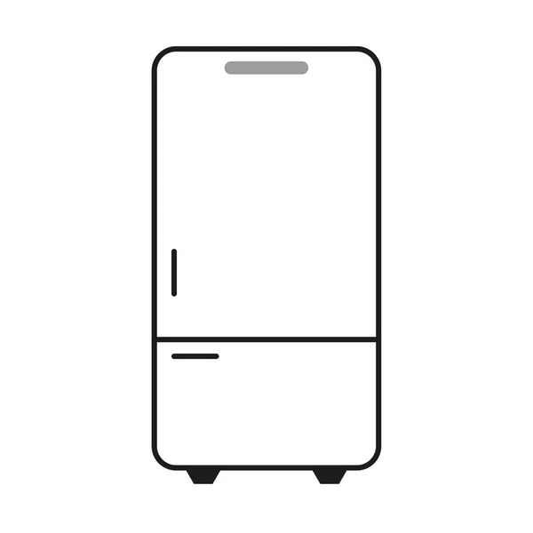 Εικόνα Ψυγείου Εγχώρια Ηλεκτρονικά Εικονογράφηση Διανύσματος Eps — Διανυσματικό Αρχείο