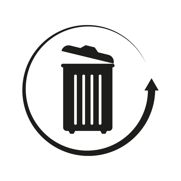 Müllkreispfeil Vektorillustration Eps — Stockvektor