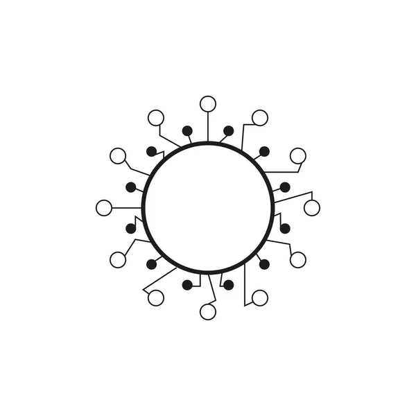 Піктограма Кіберколо Комп Ютерні Технології Векторні Ілюстрації Епс — стоковий вектор