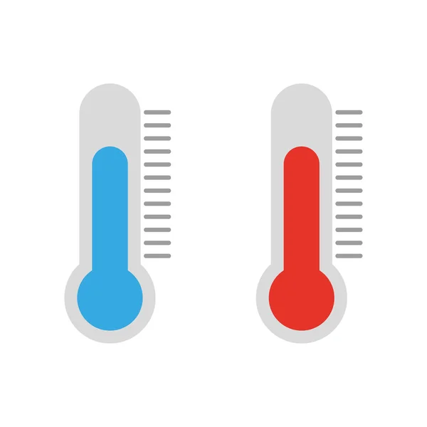 Thermomètres Dessinés Main Illustration Vectorielle Spe — Image vectorielle