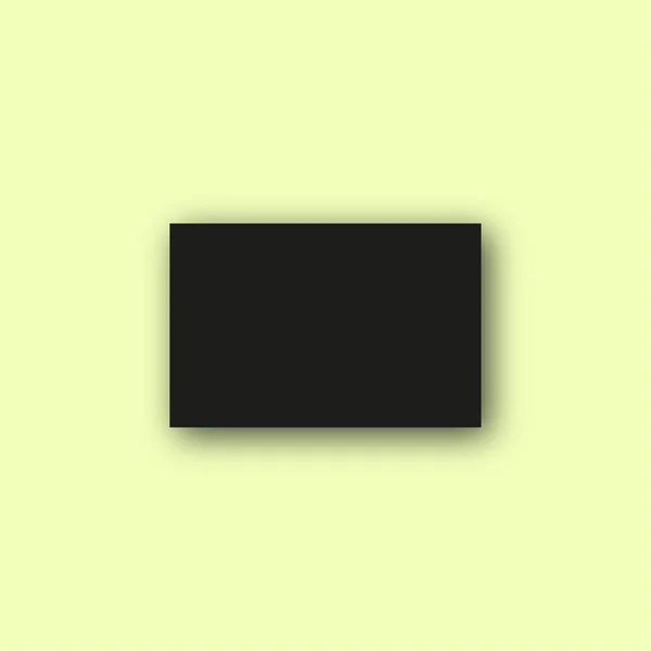 Sfondo Giallo Quadrato Nero Stile Astratto Illustrazione Vettoriale Eps — Vettoriale Stock