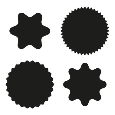 yuvarlak dişler. Vektör çizimi. EPS 10.