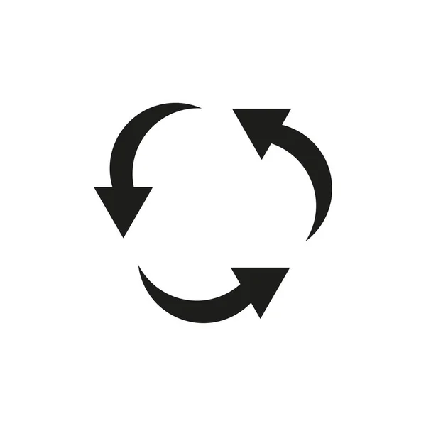 Dreieck Recycling Symbol Bio Konzept Vektorillustration Eps — Stockvektor
