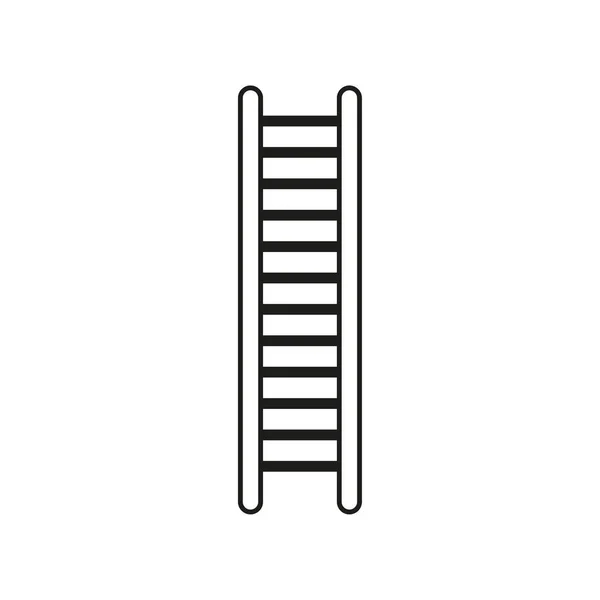Ξύλινη Σκάλα Εικονίδιο Εικονογράφηση Διανύσματος Eps — Διανυσματικό Αρχείο