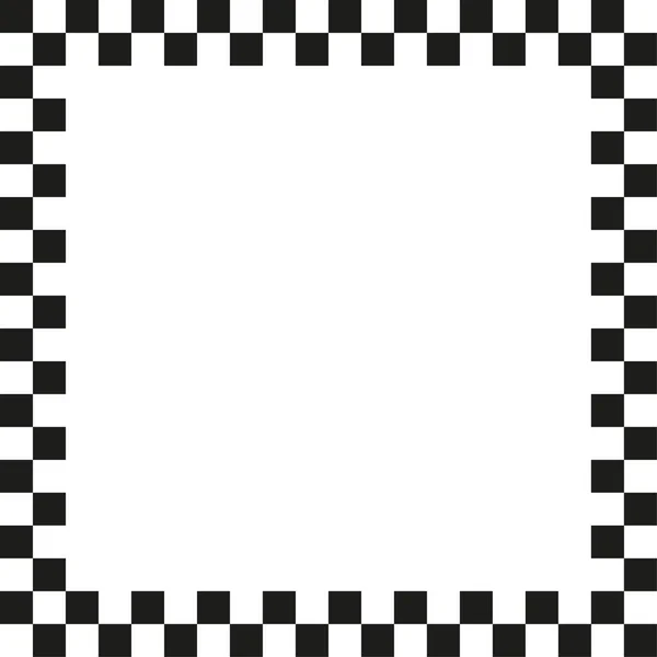 Dama çerçevesi sanat tarzında. Geometrik dikişsiz desen. Vektör çizimi. EPS 10.