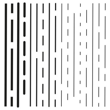 Tekstil tasarımı için dikey çizgileri olan simge. Vektör çizimi. EPS 10.