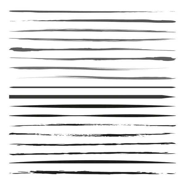 Лінії Пензля Стилі Ескізів Помаранчева Текстура Векторні Ілюстрації Епс — стоковий вектор