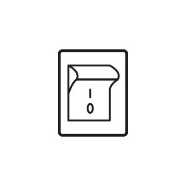 Düğme simgesi ile düğme. Vektör çizimi. EPS 10.