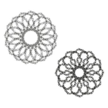 Soyut geometrik, dairesel şekil elementi. Vektör çizimi. EPS 10.