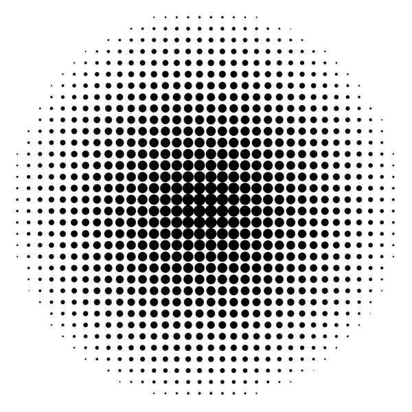 Zwarte Vlek Gradiënt Punt Glitterpatroon Digitale Explosie Vector Illustratie Eps — Stockvector
