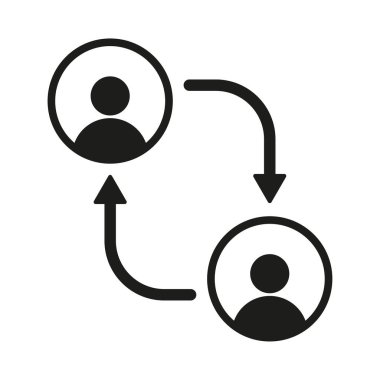 Web tasarım, logo ve UI için çalışan ikonu vektörü. Vektör çizimi. EPS 10.