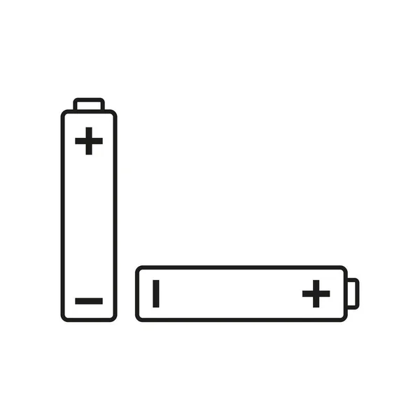 Batterie Nere Icone Vettore Telefonia Mobile Illustrazione Vettoriale Eps — Vettoriale Stock