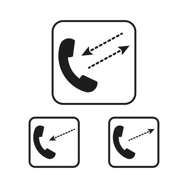 Ruf Icon Kommunikationsikonen Vektorillustration Eps — Stockvektor