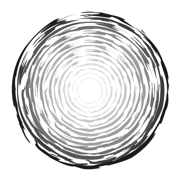 Spirale Geometrica Turbinii Turbinii Illustrazione Circolare Astratta Rotazione Rotazione Cerchi — Vettoriale Stock