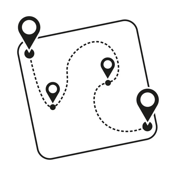 Εικονίδιο Διαδρομής Pin Στοιχείο Σχεδιασμού Εικονογράφηση Διανύσματος Εικόνα Αρχείου Eps — Διανυσματικό Αρχείο
