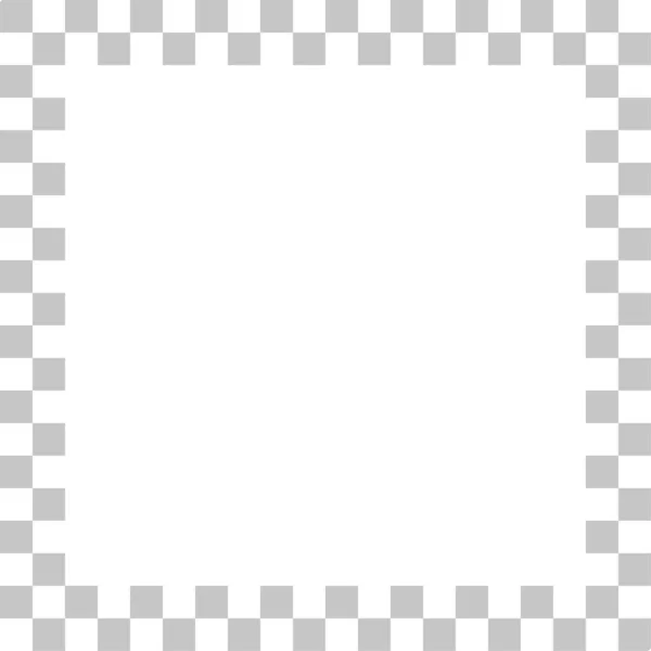 Checkers Ramme Hvid Baggrund Fotoramme Sport Spil Vektorillustration Eps – Stock-vektor