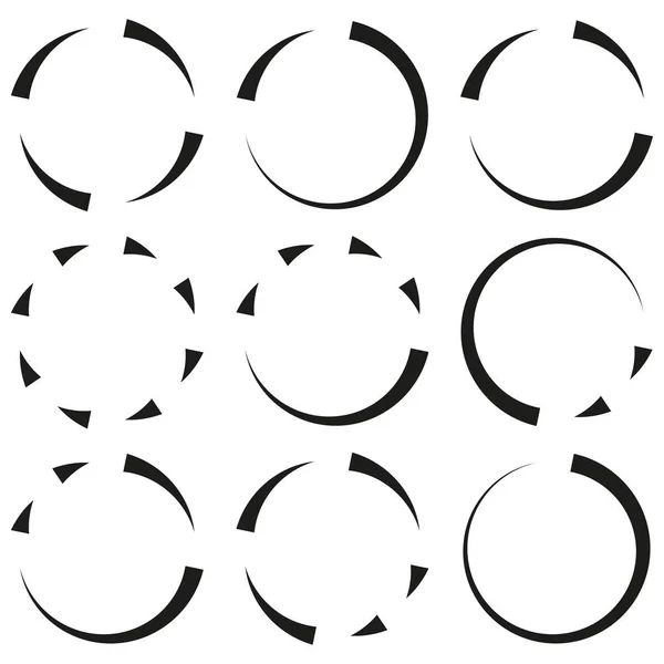 Circles Arrows Flat Style Environmental Protection Vector Illustration Eps — Stock Vector