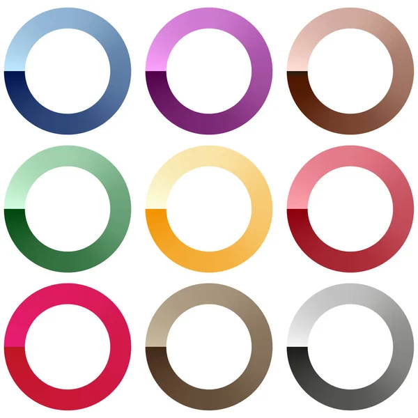 Gráfico Flechas Colores Concepto Financiero Folleto Plantilla Diseño Fondo Ilustración — Vector de stock