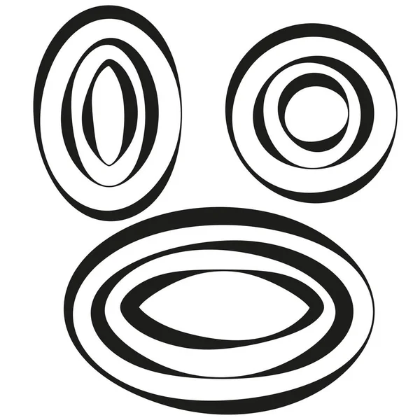 Иконка Кругами Кругах Логотип Иллюстрации Технологическое Движение Векторная Иллюстрация Фондовый — стоковый вектор