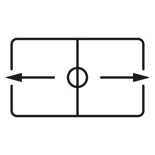 Ikona Drzwi Automatycznych Ilustracja Wektora Eps Ilustracja Wektora — Wektor stockowy