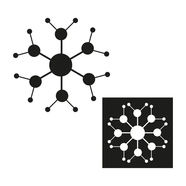 Знак Язку Мережі Єднує Світ Векторні Ілюстрації Епс — стоковий вектор
