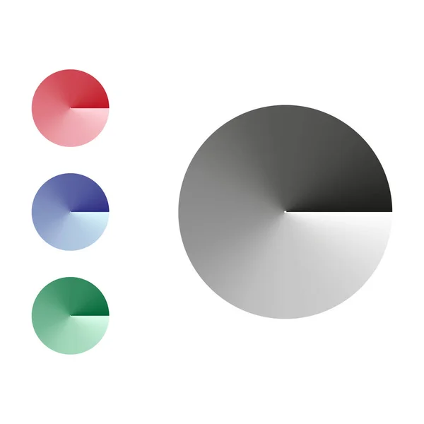 Selector Espectro Rueda Color Rgb Logo Paleta Rgb Diagrama Arco — Vector de stock
