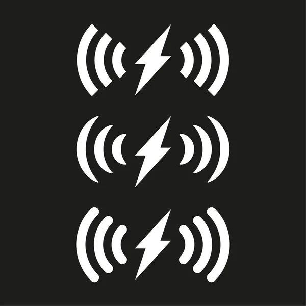 Σήμα Ηλεκτρικού Ρεύματος Σύμβολο Ηλεκτρικής Ισχύος Εικονογράφηση Διανύσματος Eps — Διανυσματικό Αρχείο