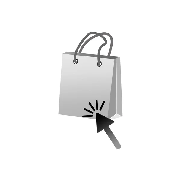 Klicken Und Bestellung Sammeln Online Shopping Symbol Online Shop Symbol — Stockvektor