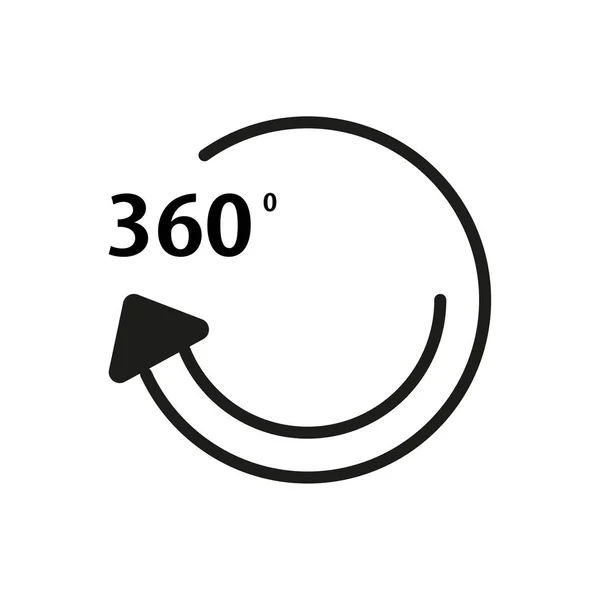 360轮转线勾勒出现代图标 矢量图解 股票形象 Eps — 图库矢量图片