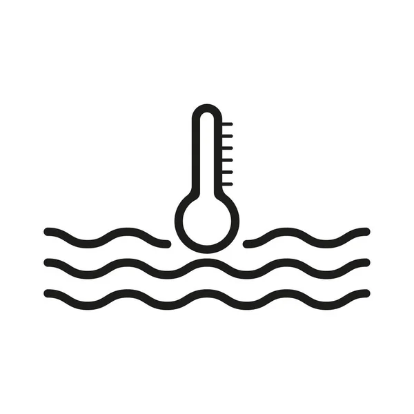 Temperatursymbol Maschinentemperaturanzeige Vektorillustration Aktienbild Eps — Stockvektor