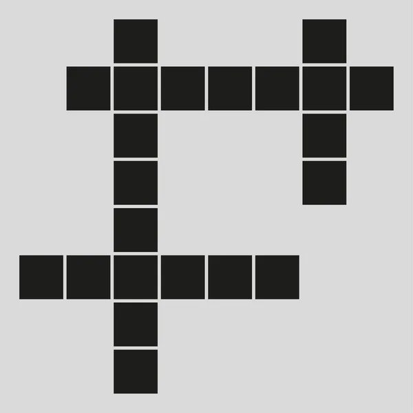 Kruiswoordpictogram Game Marketing Symbool Vector Illustratie Afbeelding Voorraad Eps — Stockvector