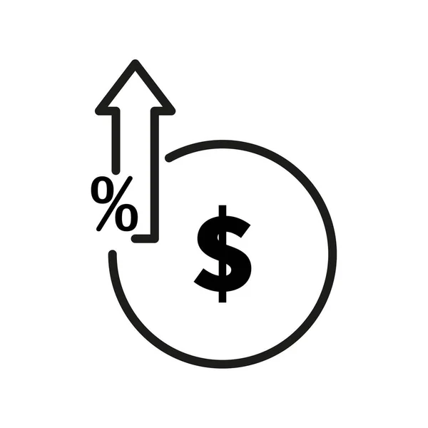 Šipka Dolar Vektorová Ilustrace Image Akcií Eps — Stockový vektor