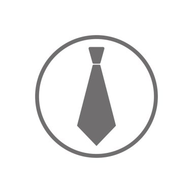 Kravat ikonu. Vektör çizimi. Stok görüntüsü. EPS 10.