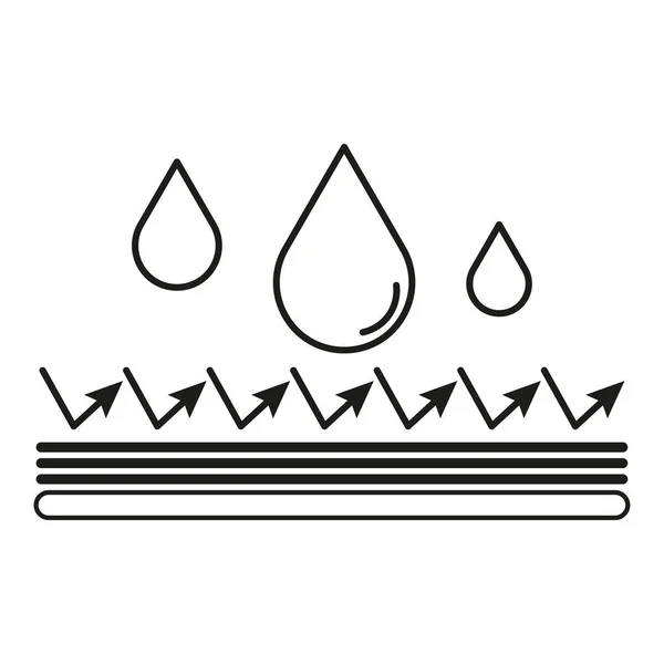Wasserdichtes Symbol Vektorillustration Aktienbild Eps — Stockvektor