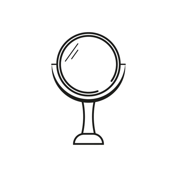 Иконка Зеркала Векторная Иллюстрация Фондовый Имидж Eps — стоковый вектор