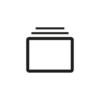 Benzer bir ikon. Vektör çizimi. Stok görüntüsü. EPS 10.