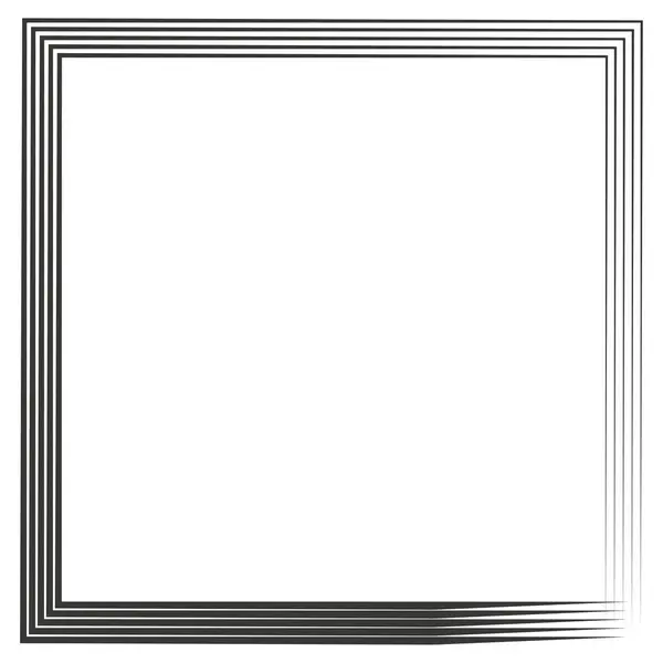 Квадратна Рамка Рамки Векторні Ілюстрації Стокове Зображення Епс — стоковий вектор