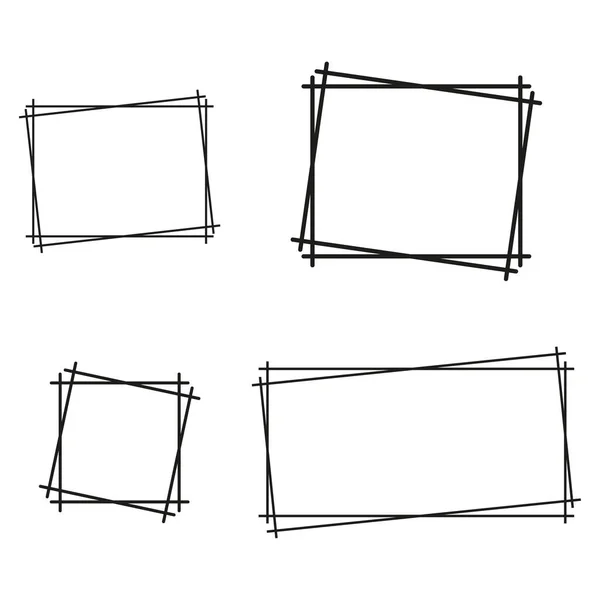 Grunge Frame Illustration Vectorielle Image Stock Spe — Image vectorielle