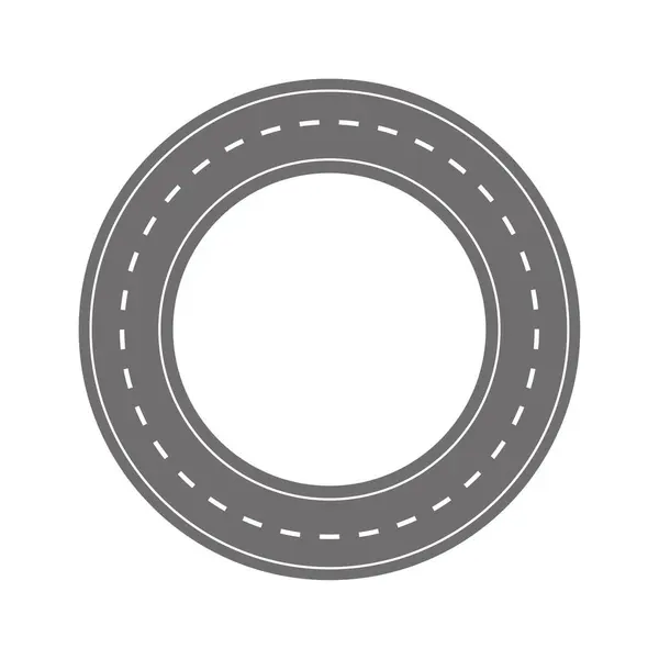 Stock vector Circular road icon. Vector illustration. stock image. EPS 10.