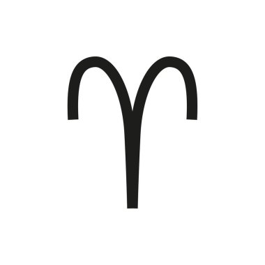 Koç burcu. Vektör çizimi. EPS 10. Stok resmi.